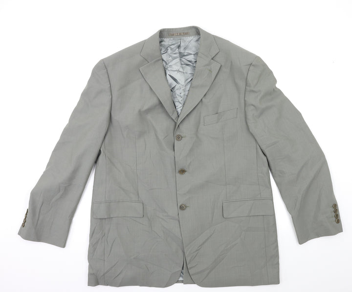 Marks and Spencer Mens Grey   Jacket Suit Jacket Size 44