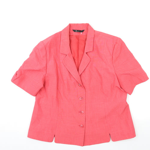 BHS Womens Pink   Overcoat Coat Size 20