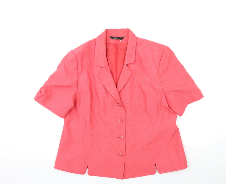 BHS Womens Pink   Overcoat Coat Size 20