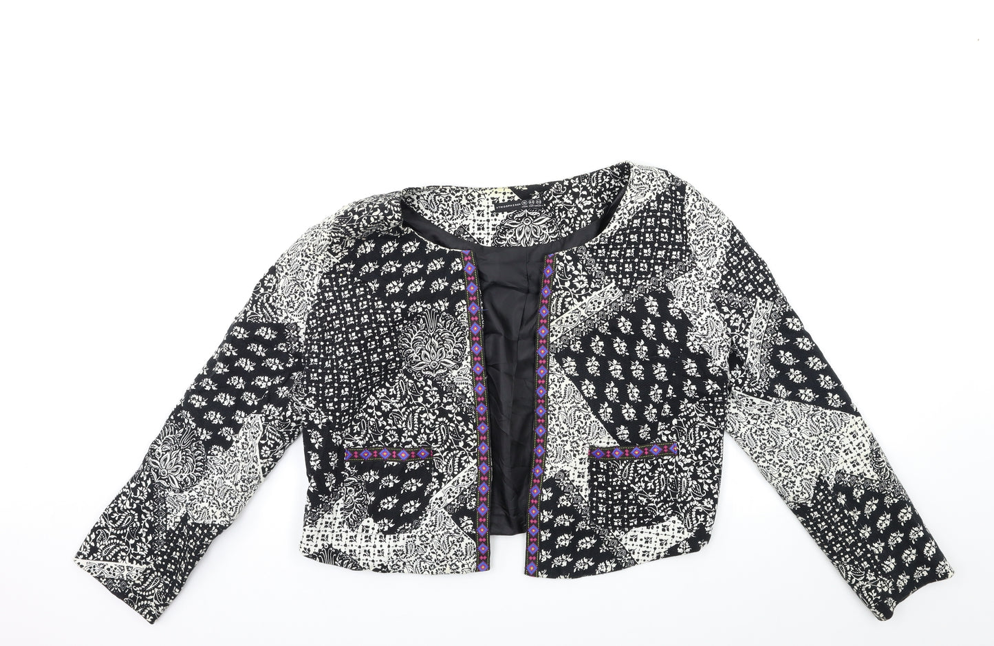 Atmosphere Womens Grey Check  Jacket  Size 16