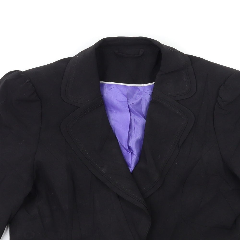 F&F Womens Black   Jacket Blazer Size 14