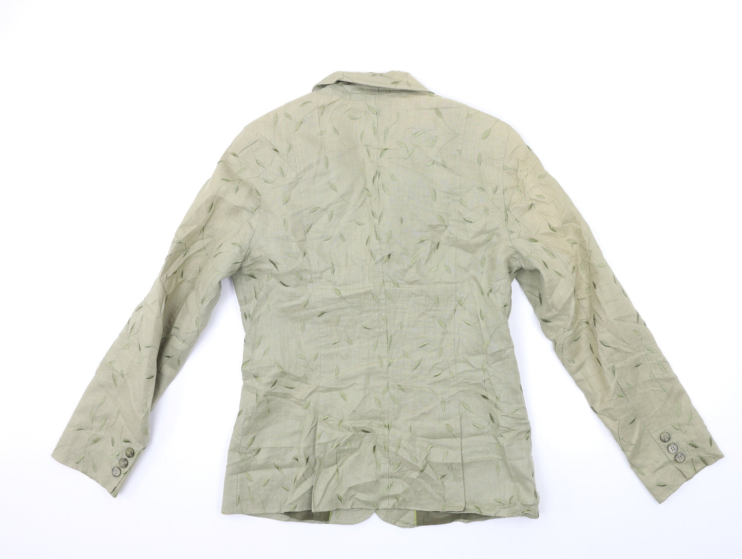 Per Una Womens Green Floral  Jacket Blazer Size 12