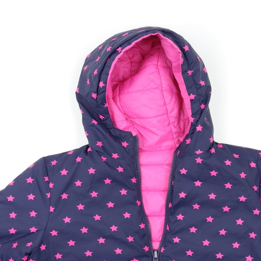 George Girls Blue   Puffer Jacket Coat Size 10 Years