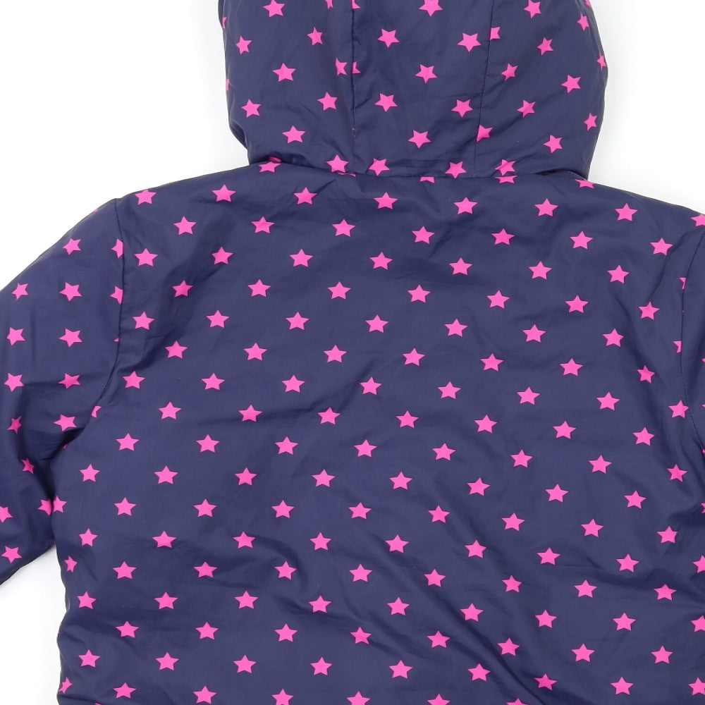 George Girls Blue   Puffer Jacket Coat Size 10 Years
