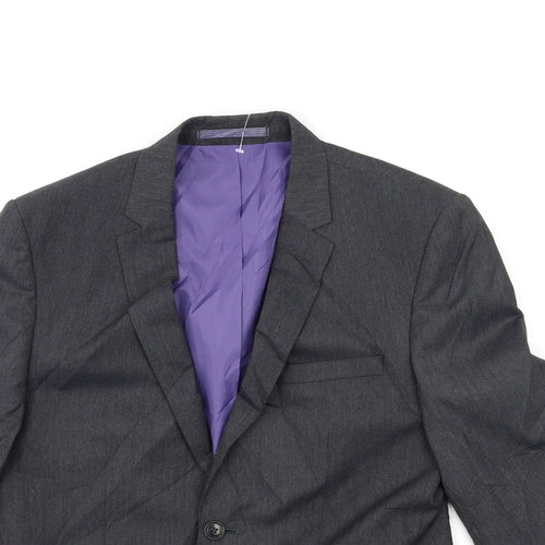 Marks and Spencer Mens Grey   Jacket Suit Jacket Size 38