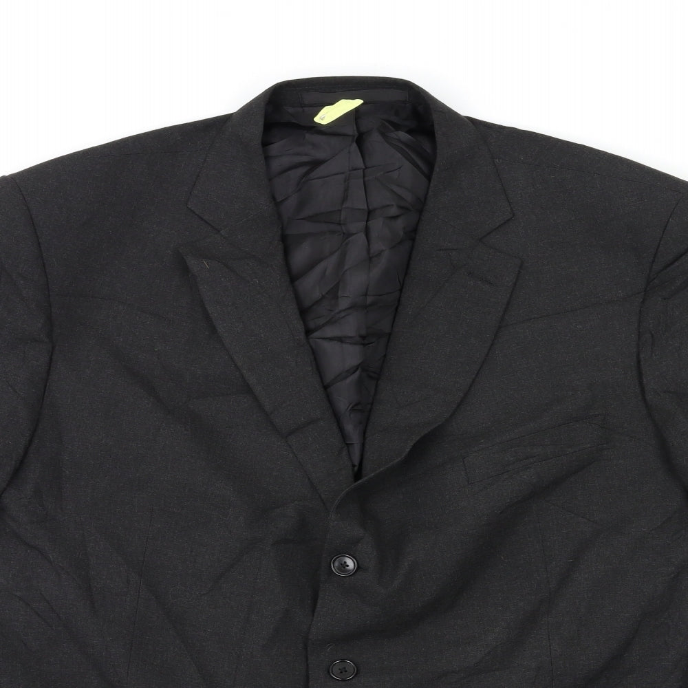 Marks and Spencer Mens Black   Jacket Suit Jacket Size 46
