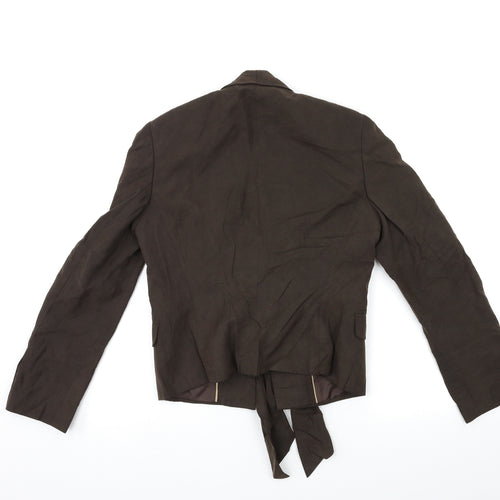 Per Una Womens Brown   Jacket Blazer Size 10