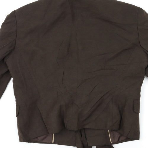 Per Una Womens Brown   Jacket Blazer Size 10