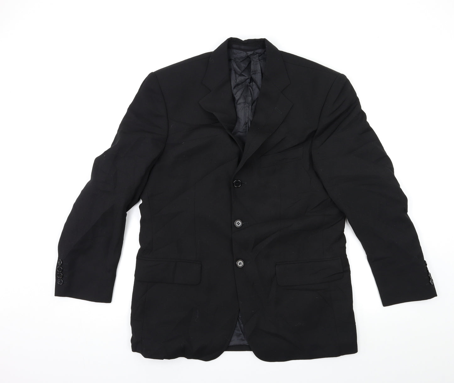 Daniel Grahame Mens Black   Jacket Suit Jacket Size 38