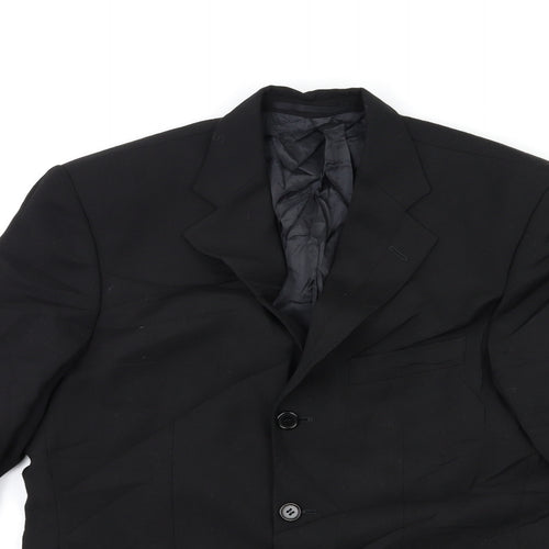 Daniel Grahame Mens Black   Jacket Suit Jacket Size 38
