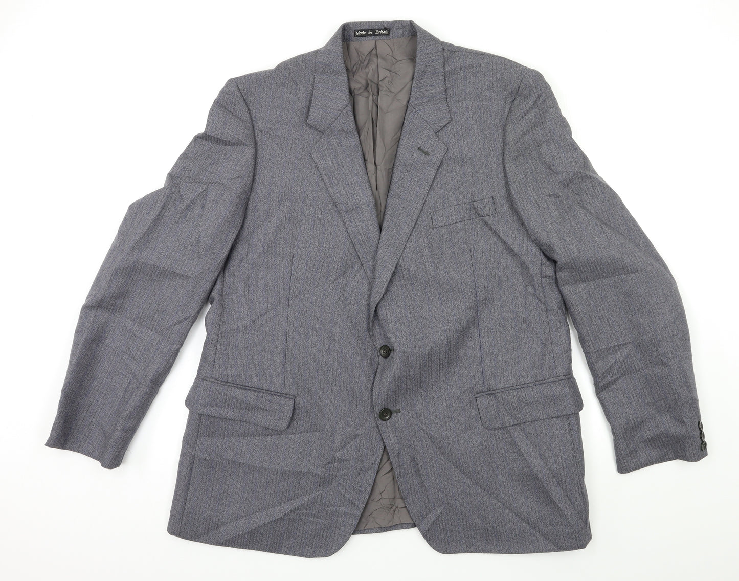 Preworn Mens Blue   Jacket Suit Jacket Size 42