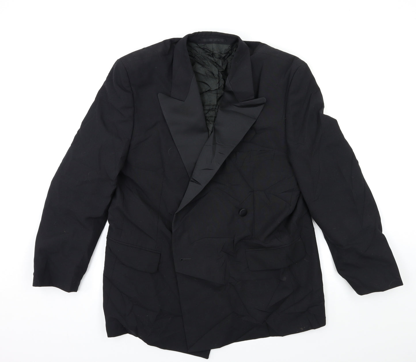 MR HARVY Mens Black   Jacket Suit Jacket Size 38