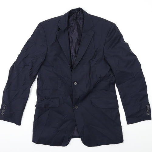 Linea Mens Blue   Jacket Suit Jacket Size 40
