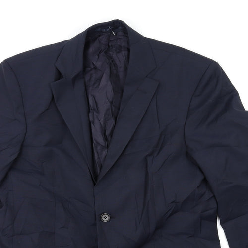 Linea Mens Blue   Jacket Suit Jacket Size 40