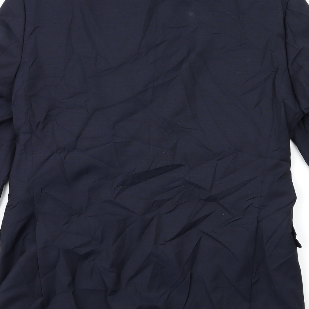 Linea Mens Blue   Jacket Suit Jacket Size 40