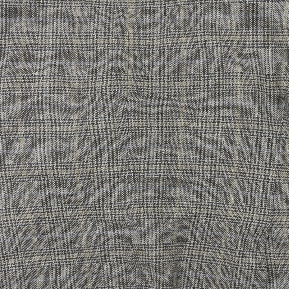 Marks and Spencer Mens Grey Check  Jacket Suit Size 52