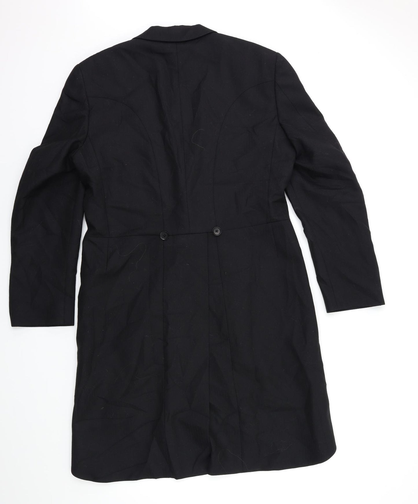 Preworn Mens Black   Tuxedo Suit Size 38