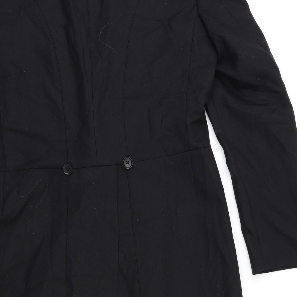 Preworn Mens Black   Tuxedo Suit Size 38