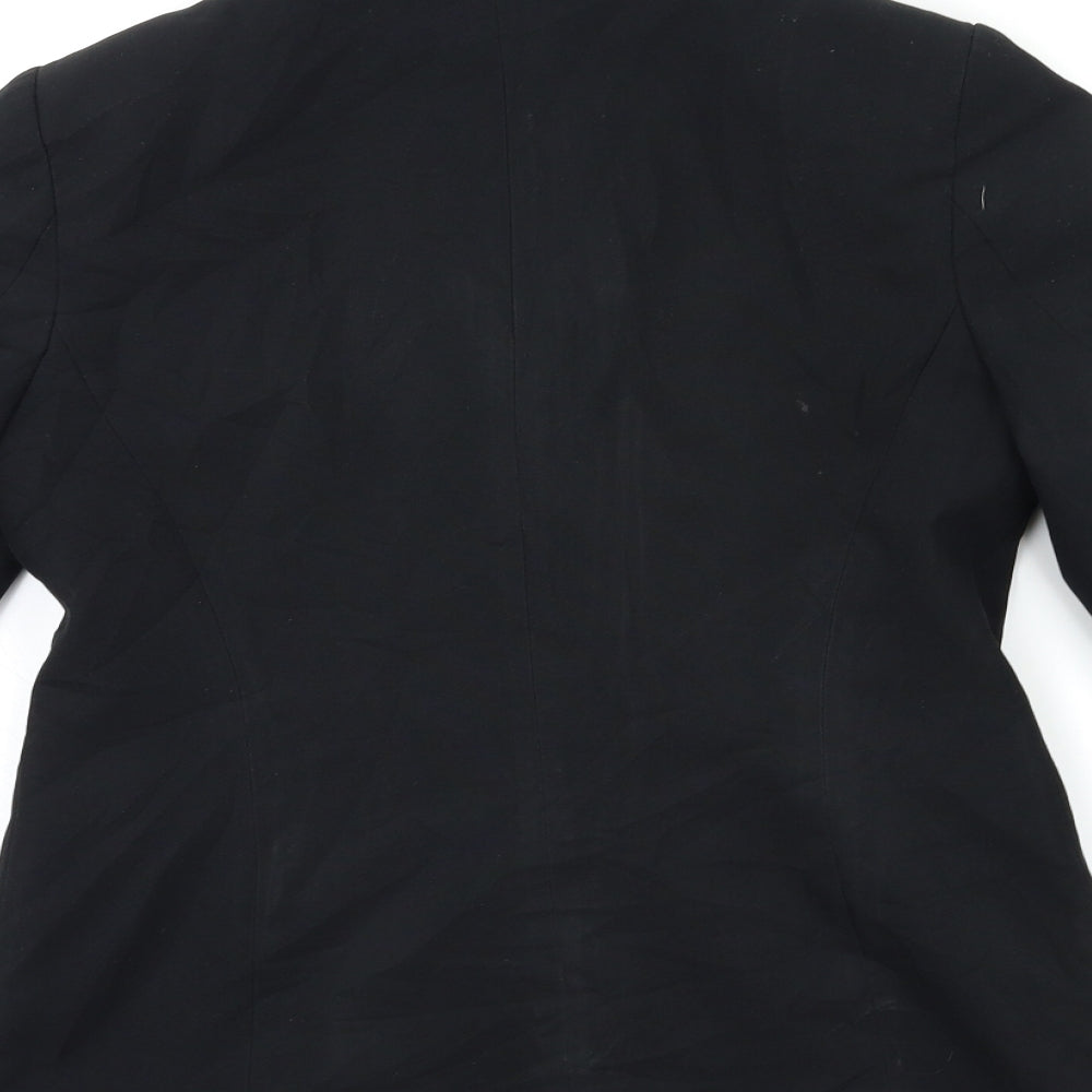 Topshop Womens Black   Jacket Blazer Size 10