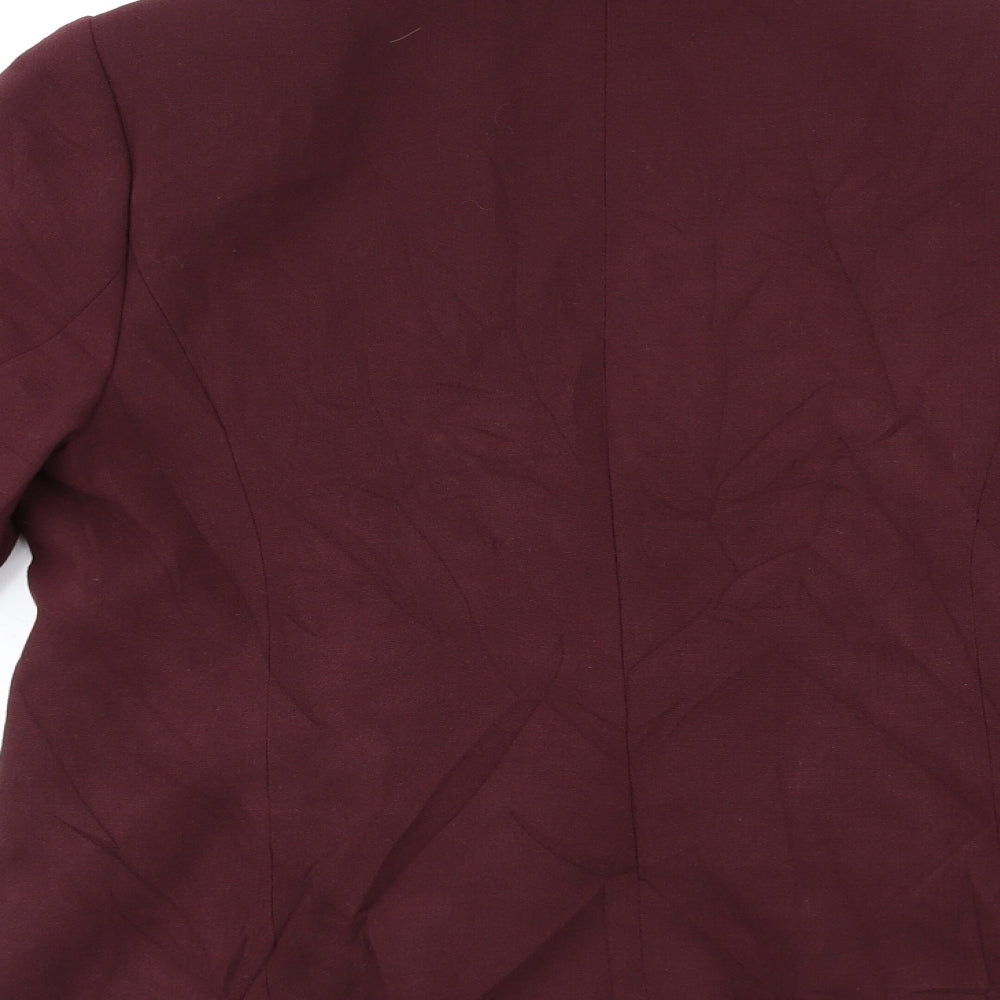 Marks and Spencer Womens Red   Kimono Blazer Size 14