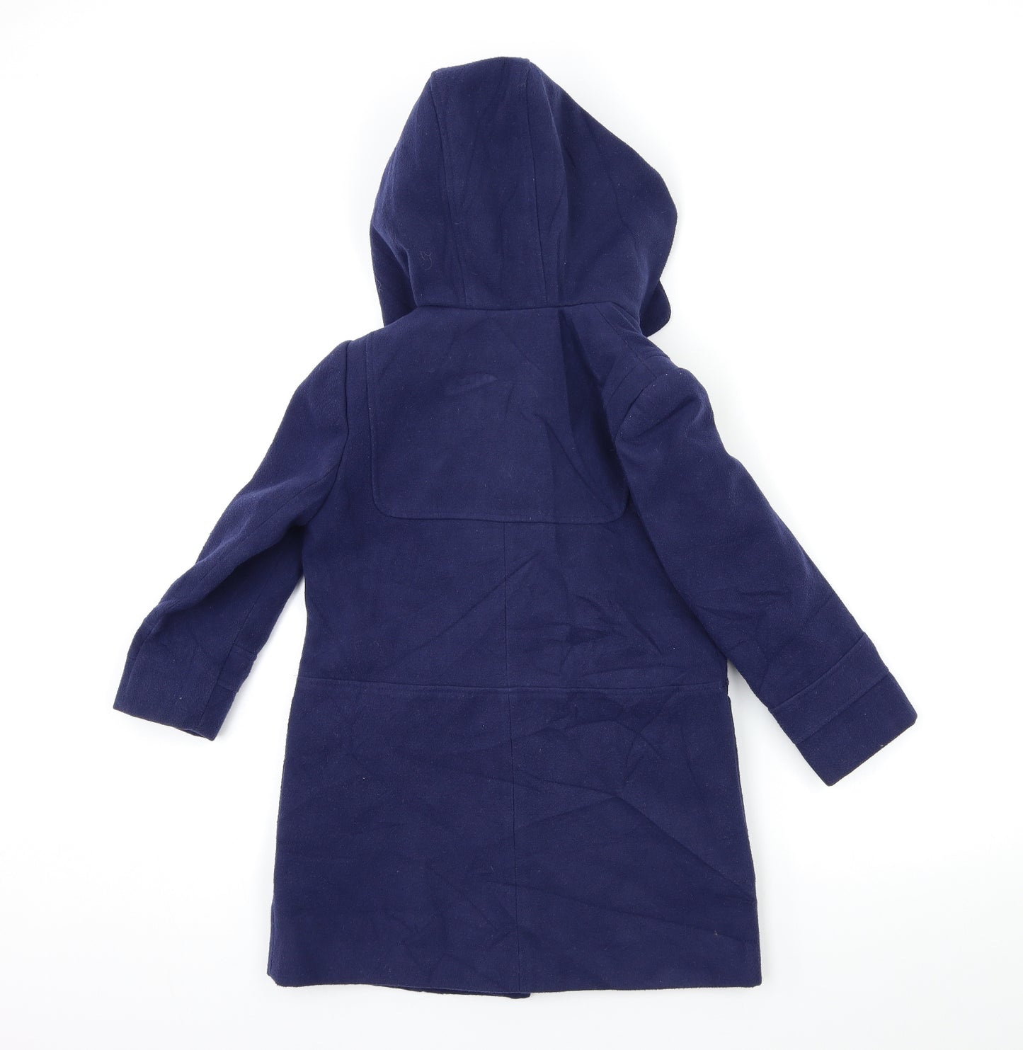John Lewis Girls Blue   Overcoat Coat Size 6 Years