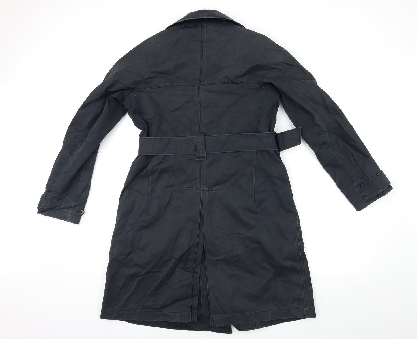 Preworn Mens Grey   Trench Coat Coat Size XS