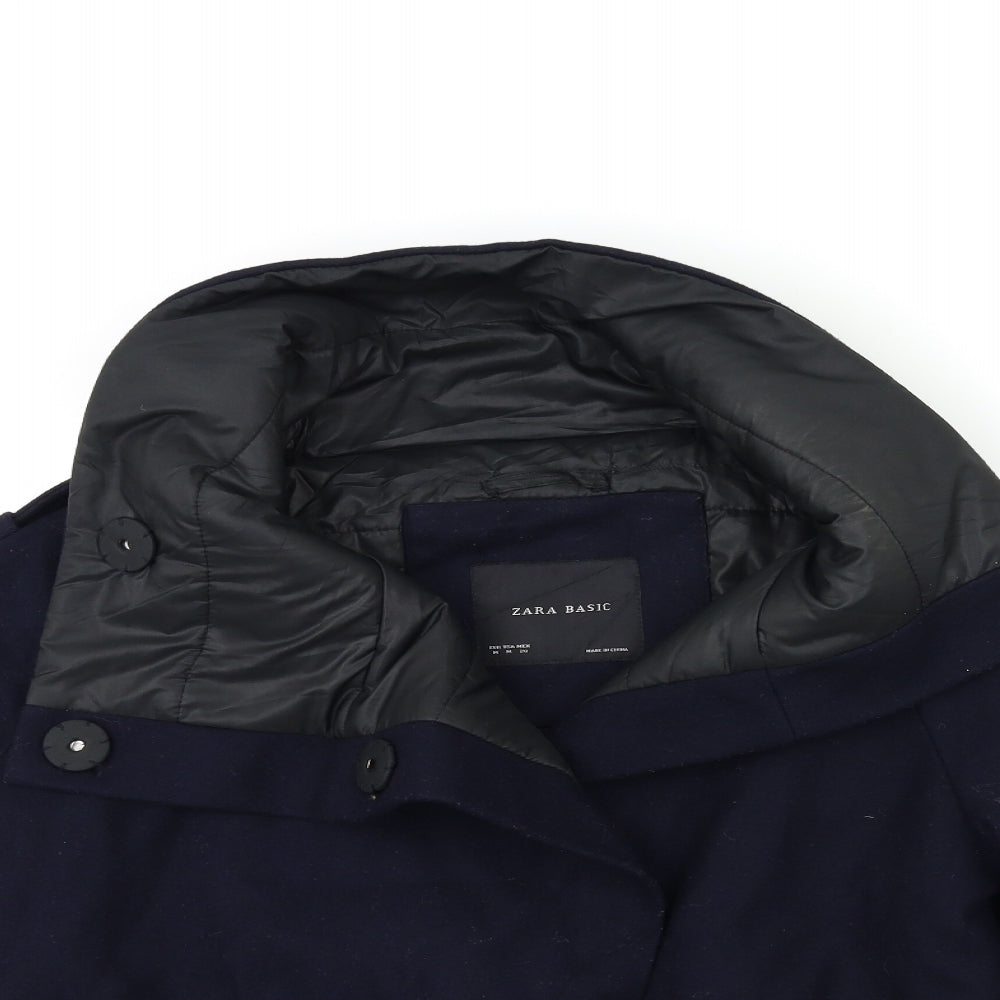 Zara Womens Blue   Jacket Coat Size M