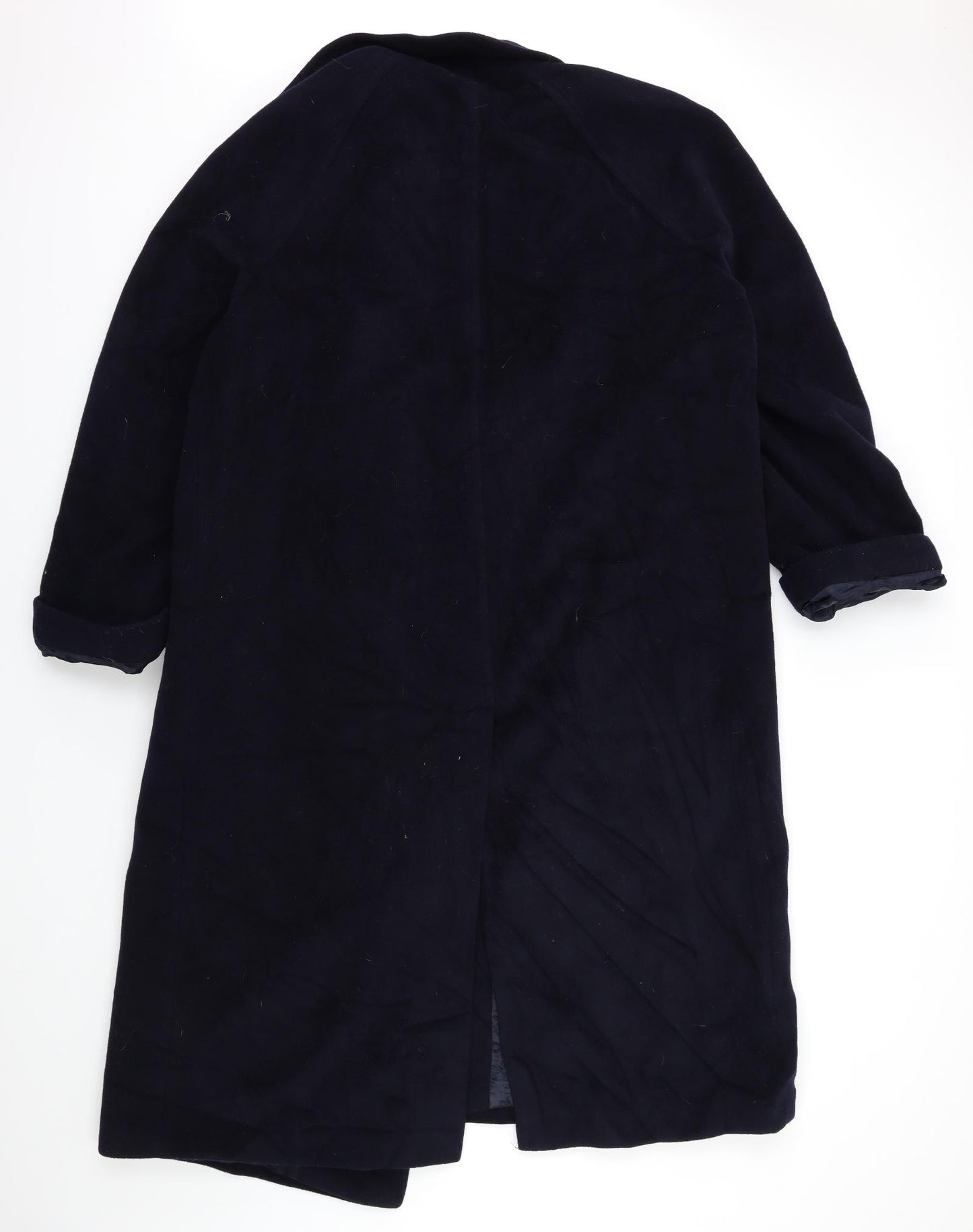 Jaeger Mens Blue   Overcoat Coat Size L