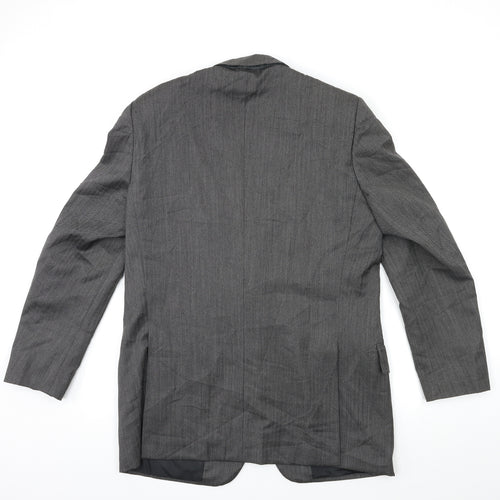 Preworn Mens Grey   Jacket Suit Jacket Size 40