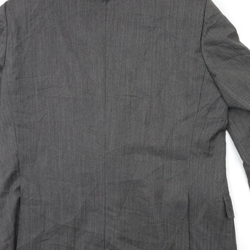 Preworn Mens Grey   Jacket Suit Jacket Size 40