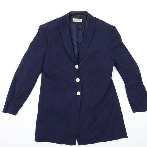 Apriori Womens Blue   Jacket Blazer Size 12