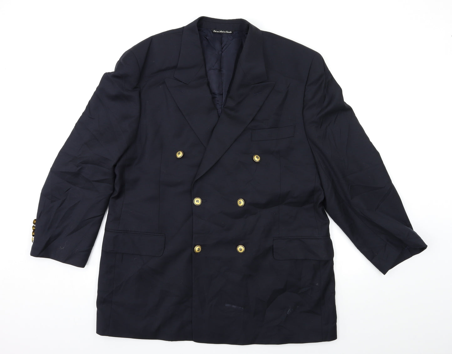 Jack Victor Mens Blue   Jacket Suit Jacket Size 44