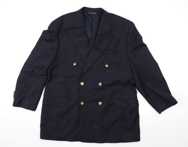 Jack Victor Mens Blue   Jacket Suit Jacket Size 44
