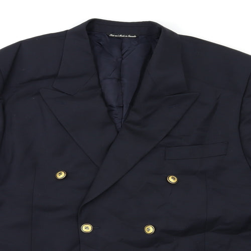 Jack Victor Mens Blue   Jacket Suit Jacket Size 44