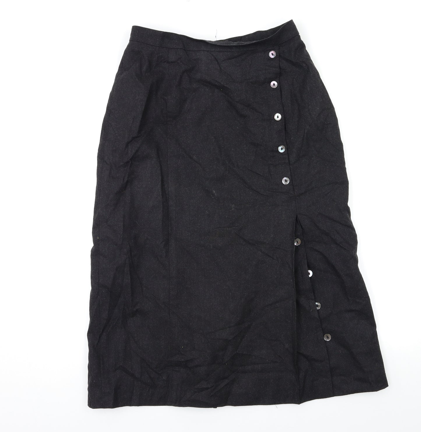 Marks and Spencer Womens Black   A-Line Skirt Size 14