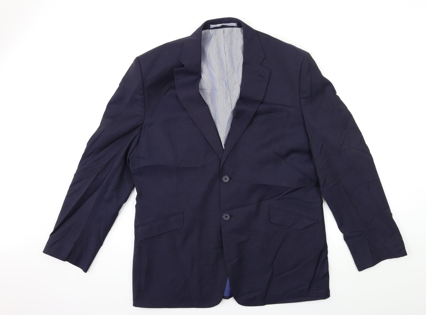 Marks and Spencer Mens Blue   Jacket Suit Jacket Size 42