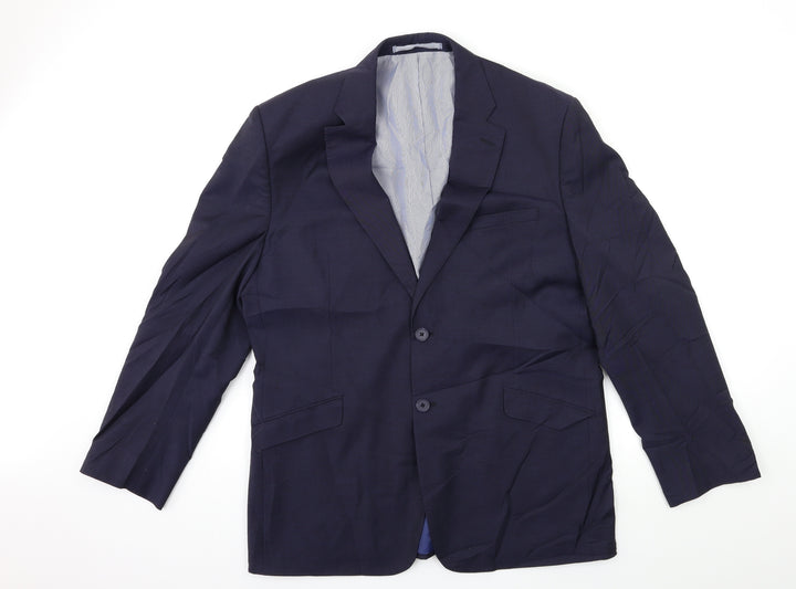 Marks and Spencer Mens Blue   Jacket Suit Jacket Size 42