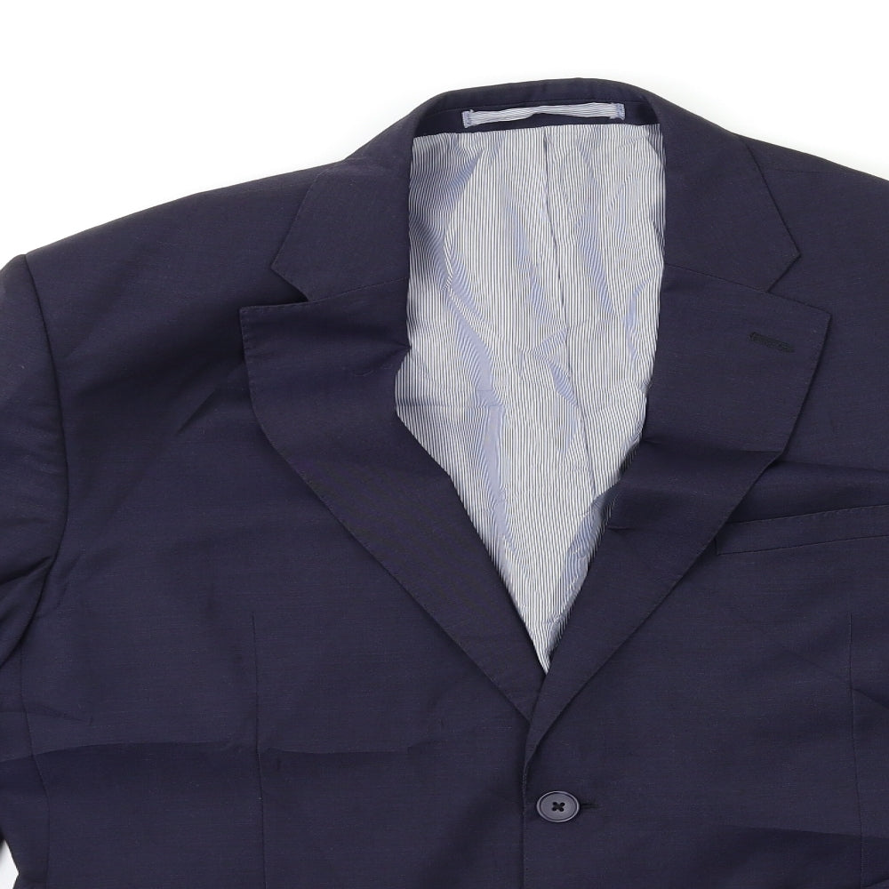 Marks and Spencer Mens Blue   Jacket Suit Jacket Size 42