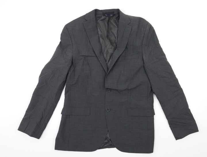 Marks and Spencer Mens Grey Jacket Suit Jacket Size 40