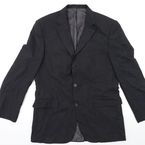 Marks and Spencer Mens Black   Jacket Suit Jacket Size 40