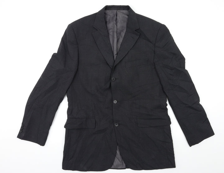 Marks and Spencer Mens Black   Jacket Suit Jacket Size 40
