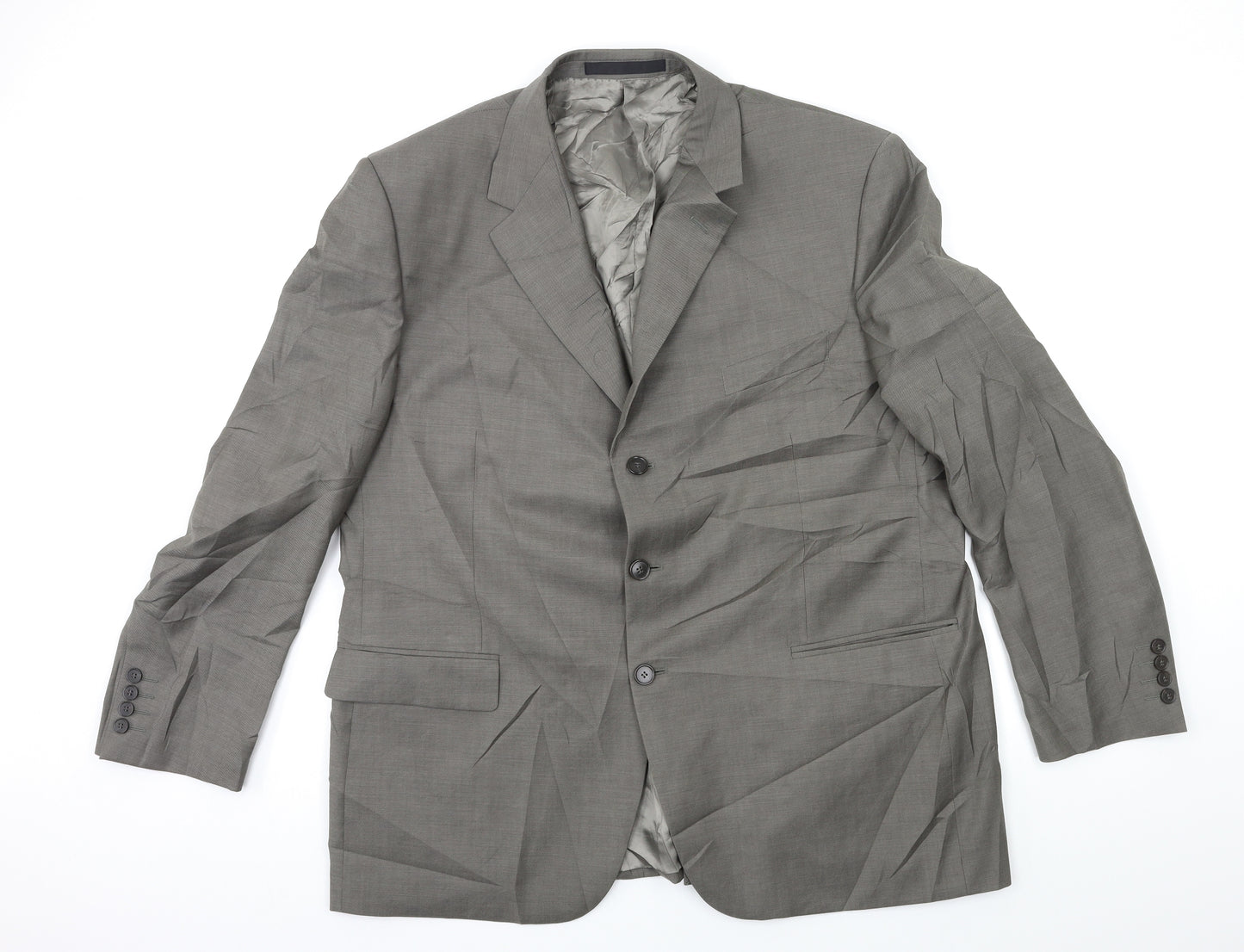 Marks and Spencer Mens Grey   Jacket Suit Jacket Size 46