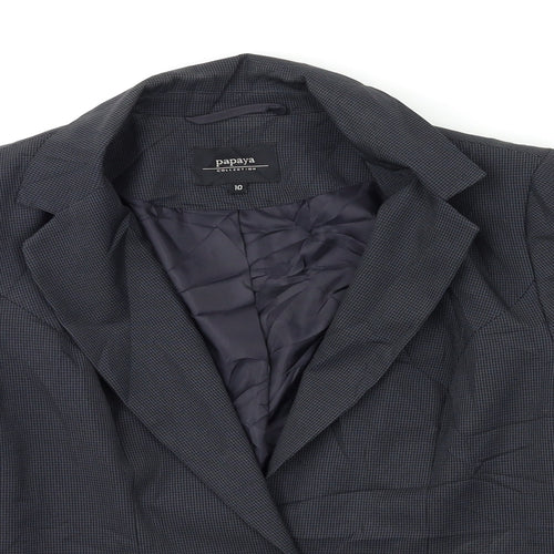 Papaya Womens Blue   Jacket  Size 10
