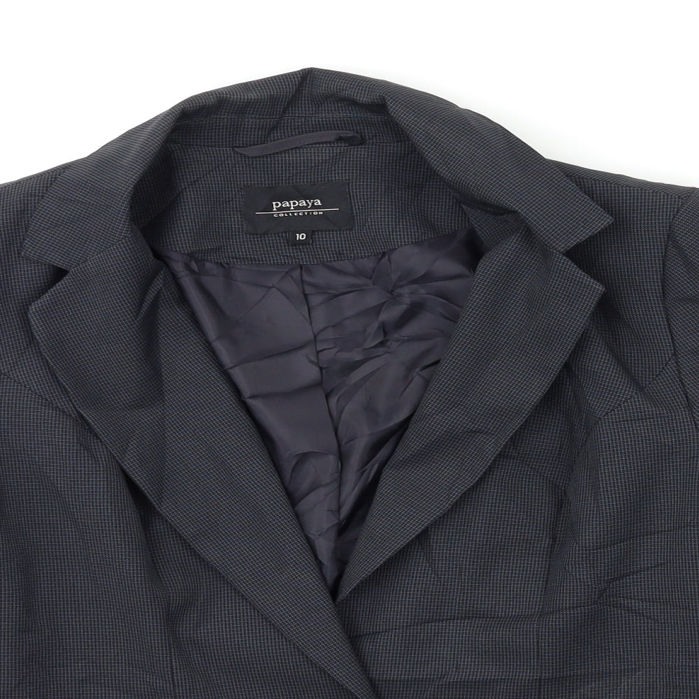 Papaya Womens Blue   Jacket  Size 10