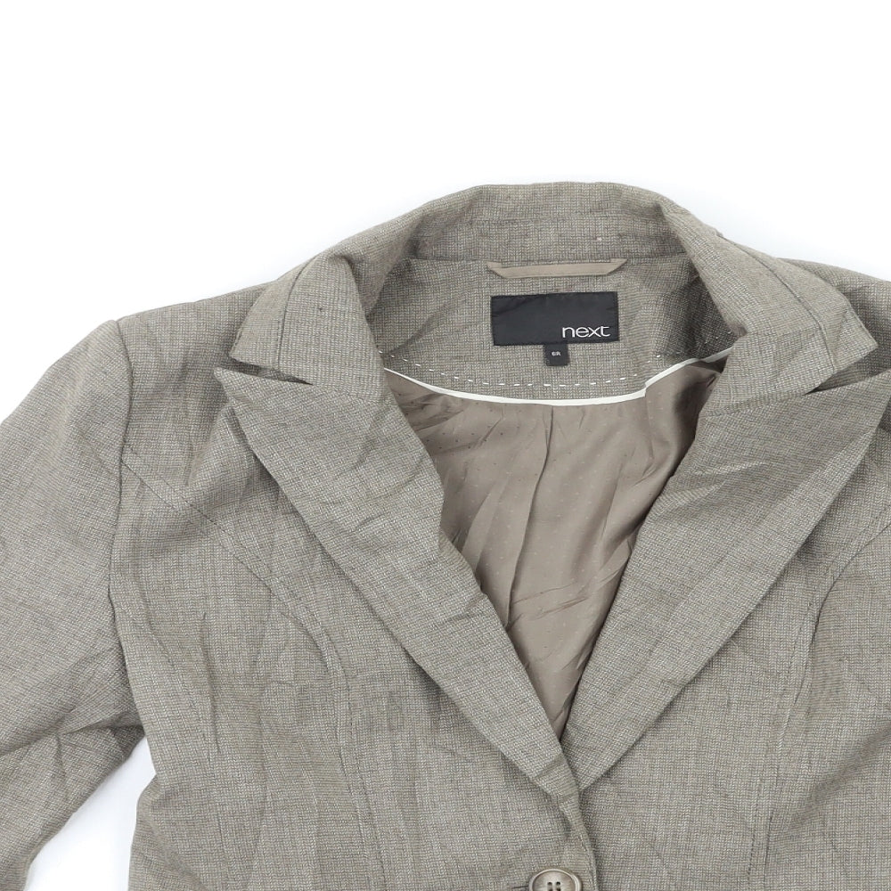 NEXT Womens Grey   Jacket Blazer Size 6