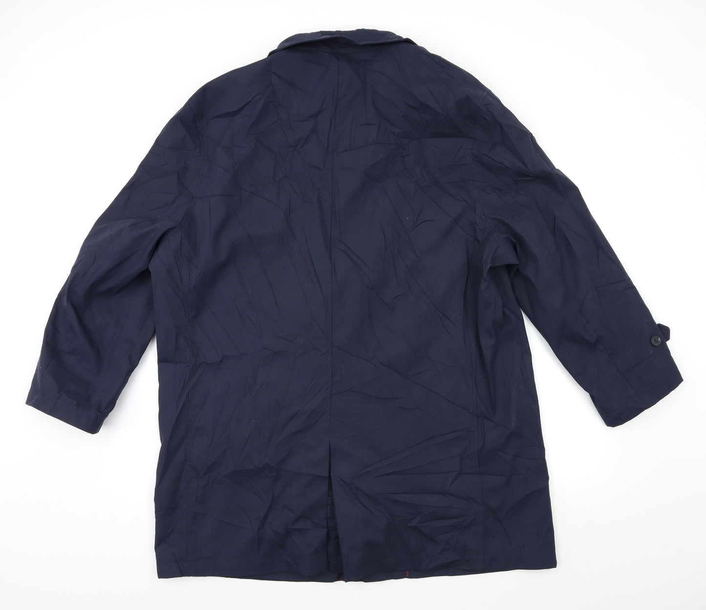 Red Herring Mens Blue   Overcoat Coat Size XL