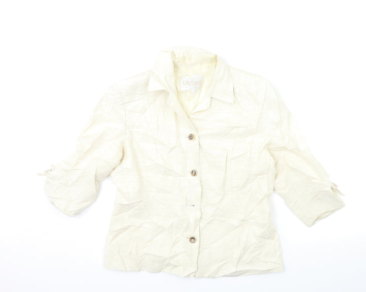 Lakeland Womens Beige Jacket Size 12