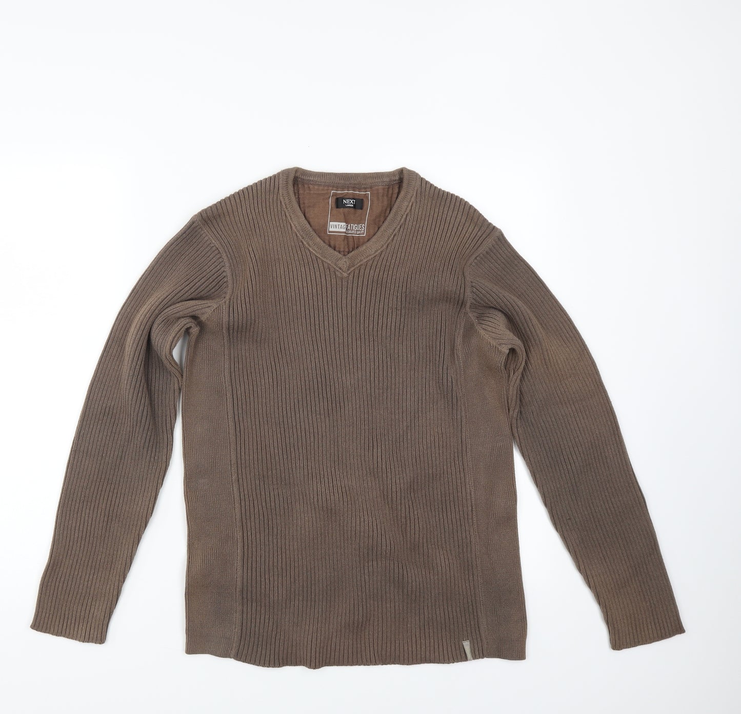 NEXT Mens Brown   Pullover Jumper Size L