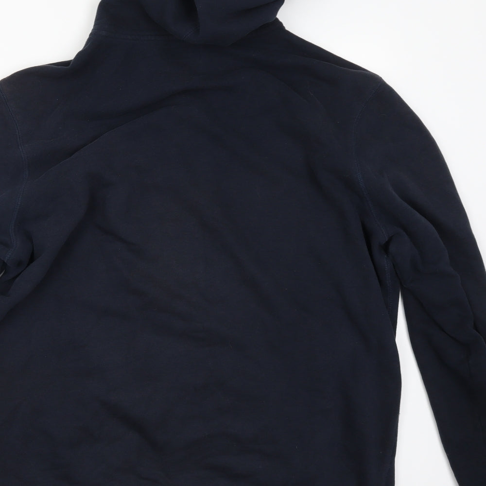 TU Mens Blue   Full Zip Hoodie Size L