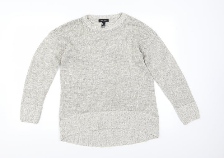 New Look Womens Grey Pullover Jumper Size S